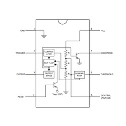 LM555 SOIC-8 SMD Timer - Oscillator - Pulse Generator Integration - Thumbnail