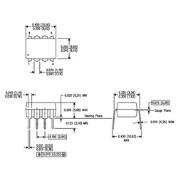 LM741CN OpAmp Entegresi Dip8 - Thumbnail