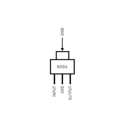 LM7805MP / NOPB SMD Regulated Voltage Regulator 5V 1.5A - Thumbnail