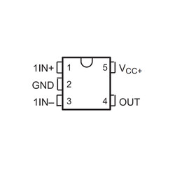 LMV321IDBVR SOT-23 SMD OpAmp Entegresi - Thumbnail