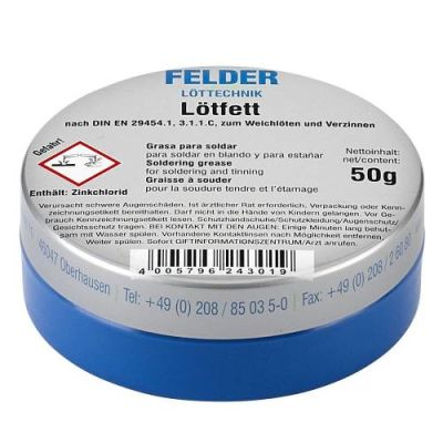 Lötfett - Lehim Pastası 50gram - Lötfett Felder