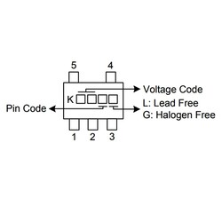 LR1121BG-33-AF5-A-R 0.2A 3.3V Lineer Voltaj Regülatör SOT25 - Thumbnail