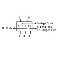 LR1121BG-33-AF5-A-R 3.3V 0.2A Lineer Voltaj Regülatör SOT25 - Thumbnail