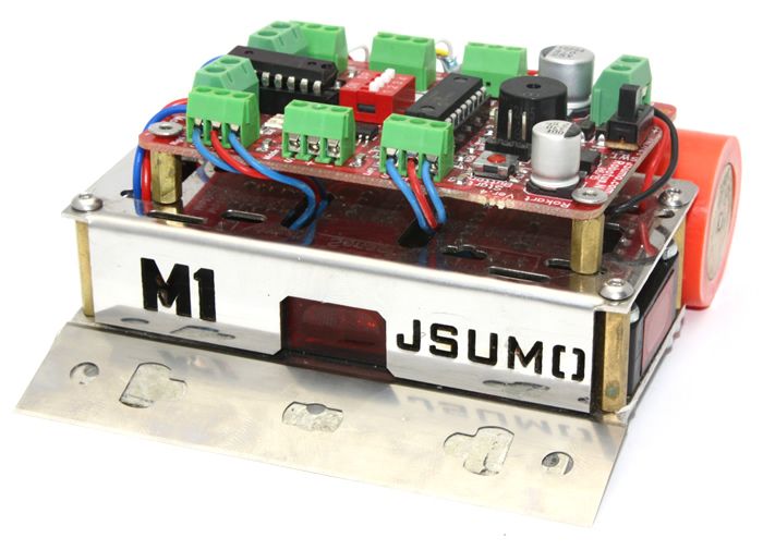 M1 Mini Sumo Robot Kiti - Rokartlı (Montajı Yapılmış)