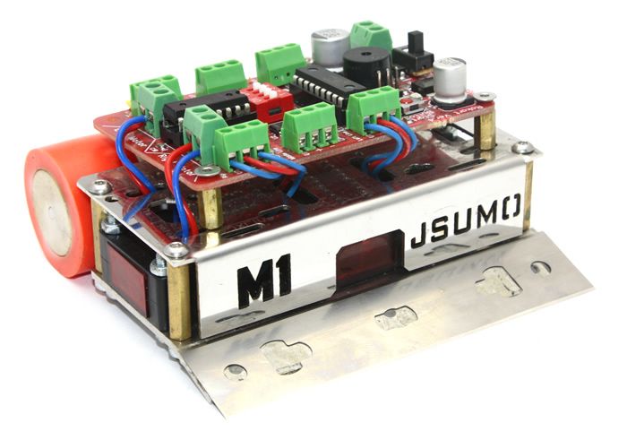 M1 Mini Sumo Robot Kiti - Rokartlı (Montajı Yapılmış)