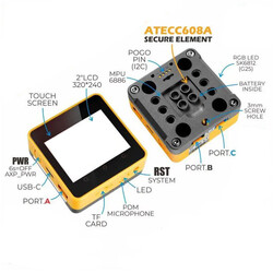 M5Stack Core2 ESP32 IoT 2 Inch Dokunmatik Ekranlı Geliştirme Kiti - AWS IoT EduKit - Thumbnail