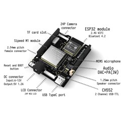 Maixduino AI Development Board (OV2640) K210 RISC-V AI + LOT ESP32 - Thumbnail