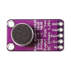 Max9814 Microphone Amplifier - Amplifier Module - Arduino Compatible - Thumbnail