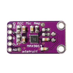 Max9814 Mikrofon Amplifikatör - Yükselteç Modülü - Arduino Uyumlu - Thumbnail