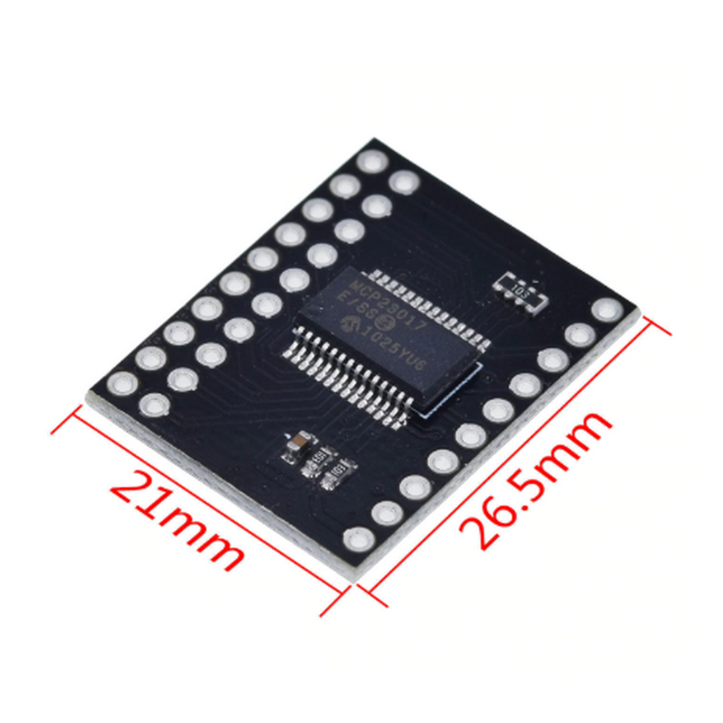 MCP23017 Seri Arayüz Modülü I2C SPI Çift Yönlü 16-Bit I/O Genişletici