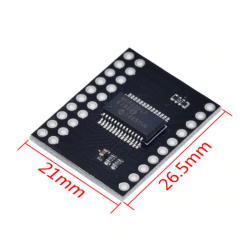 MCP23017 Seri Arayüz Modülü I2C SPI Çift Yönlü 16-Bit I/O Genişletici - Thumbnail