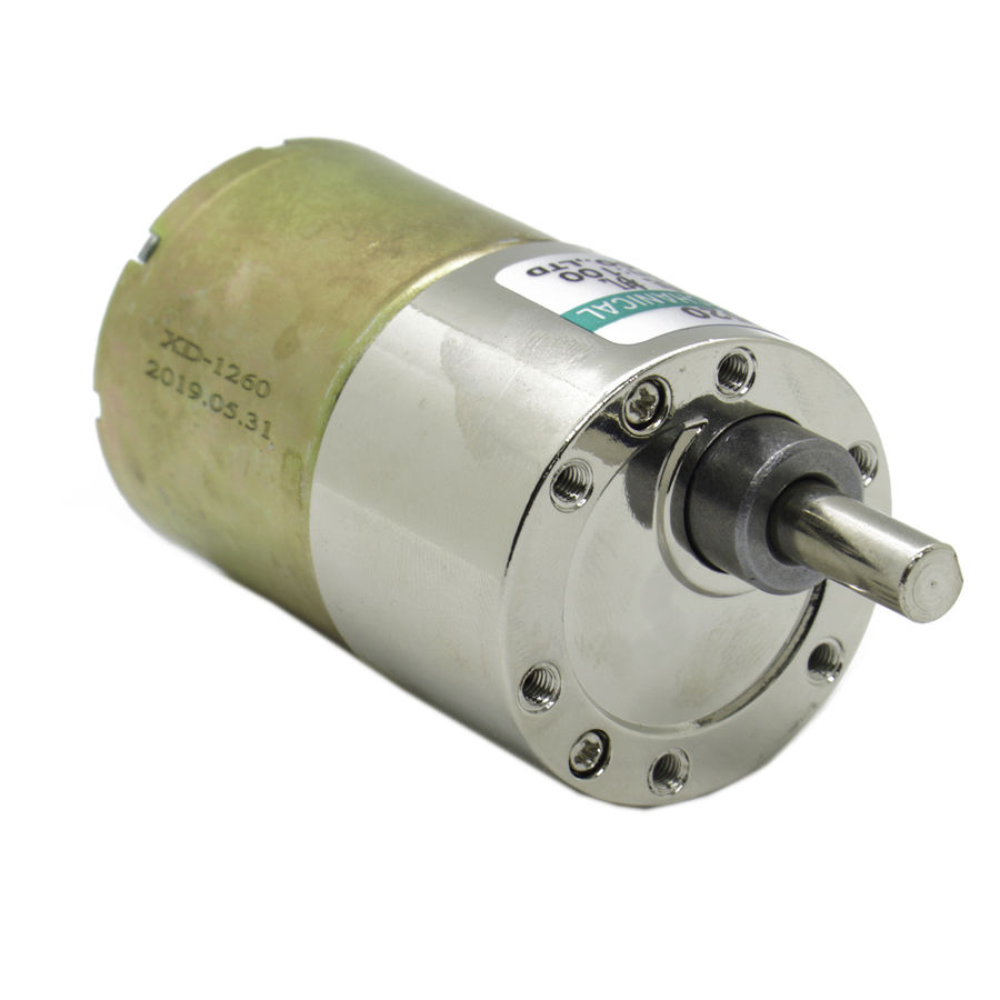 Buy 12V 100RPM 37mm Geared DC Motor (42 kg.cm) at affordable prices -  ®