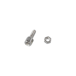 M3 12.8mm D-SUB Metal Vida + Somun Takım - D-Sub Konnektör Uyumlu