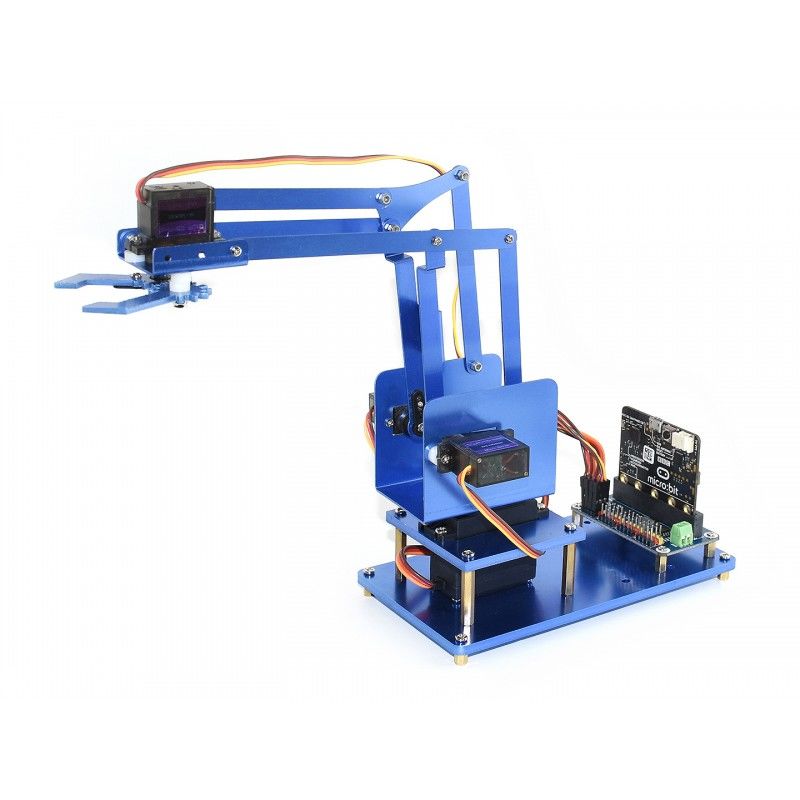 4 dof metal robot arm kiti for micro buy with micro bit bluetooth convenient price resili net