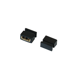 2 Pin 1.27mm Kısa Tip Dişi Jumper - 3mm DS1028