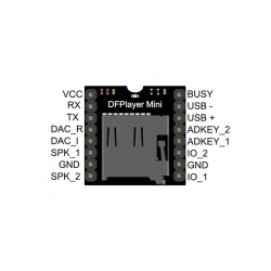 Arduino MP3 Player - MP3 Module - Sound Module - Mini SD Card Input - Thumbnail