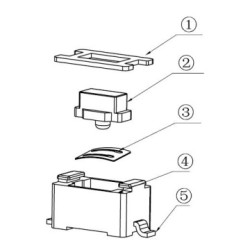 Mini Type SMD Tact Switch Buton - Thumbnail