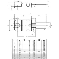 MJE15030 Transistor BJT NPN TO-220 - Thumbnail