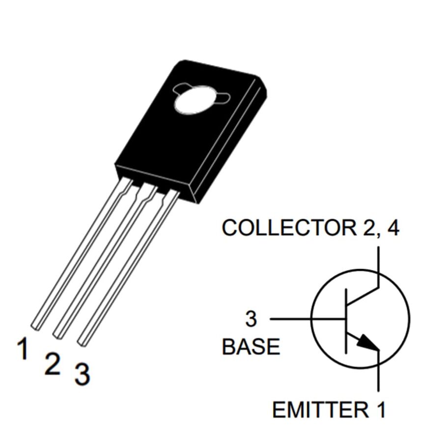 MJE200G 5A 40V NPN Transistor TO126 (SOT32)