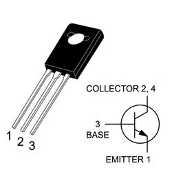 MJE200G 5A 40V NPN Transistor TO126 (SOT32) - Thumbnail