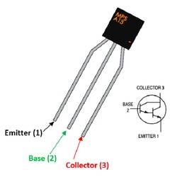 MPSA13 Transistor BJT NPN TO-92 - Thumbnail