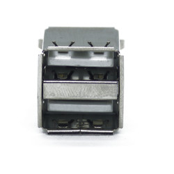 MS 003 USB 2.0 A Dişi Soket İkili - Thumbnail