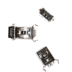 MS 068 Mini USB Konnektör 5 Pin 180C