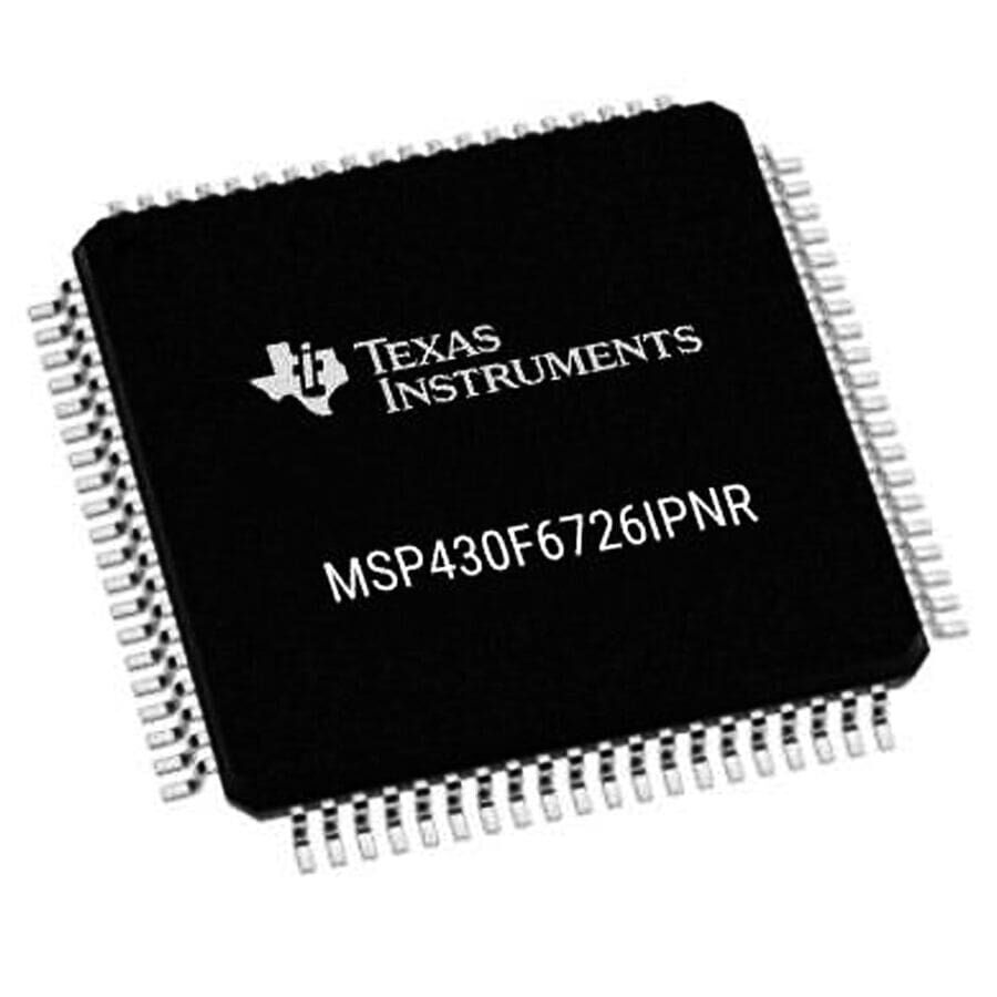 MSP430F6726IPNR SMD 16-Bit 25MHz Microcontroller LQFP-80