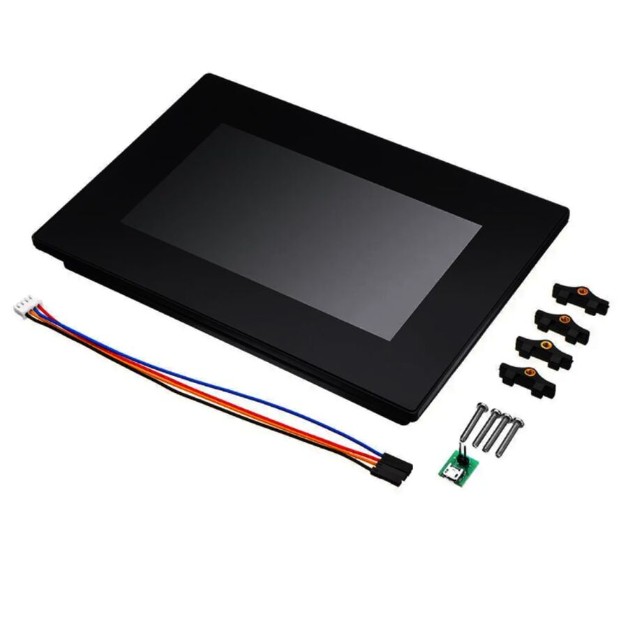 7.0 Inch Nextion HMI Multi-Touch Capacitive TFT Touch LCD Screen and Housing - 800x400 - 32MB Memory