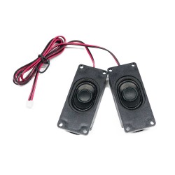 Muhafazalı Stereo Hoparlör Seti - 3W 4 Ohm - Thumbnail