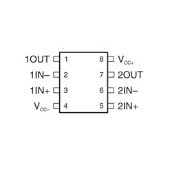 NE5532 SOIC-8 SMD OpAmp Entegresi - Thumbnail