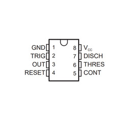 NE555DR SMD - Soic8 Timer Integration - Thumbnail