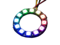 NeoPixel Ring-12 x 5050 Addressable RGB LED - Thumbnail