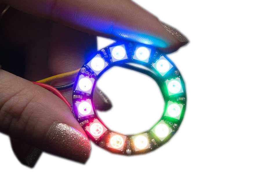 NeoPixel Ring-12 x 5050 Addressable RGB LED 
