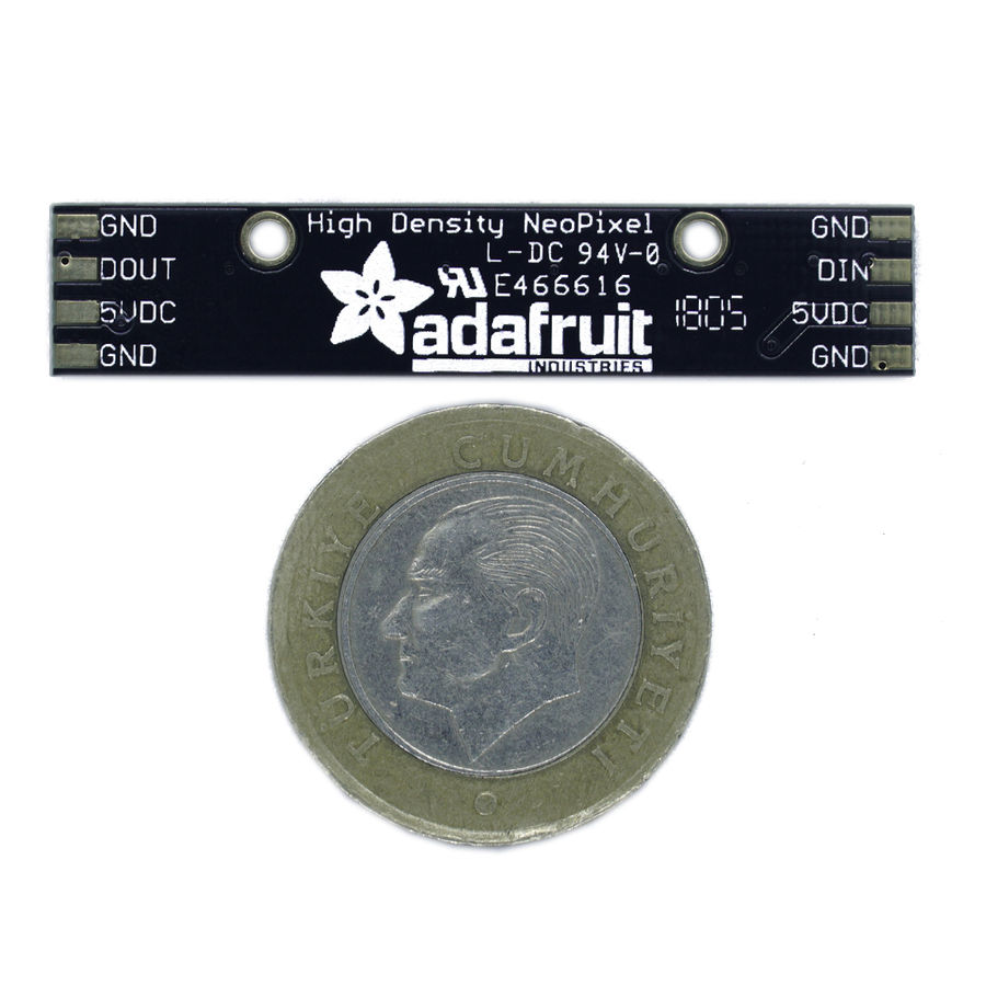 NeoPixel Stick – 8’li 5050 Adreslenebilir RGB LED Şerit