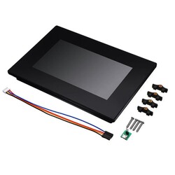 7.0 Inch Nextion HMI Rezistif Dokunmatik LCD Ekran ve Muhafaza Kasalı- 800x480 - 32MB Hafıza - Thumbnail