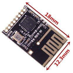 NRF24L01 2.4GHz Smd Wireless Modül - Thumbnail