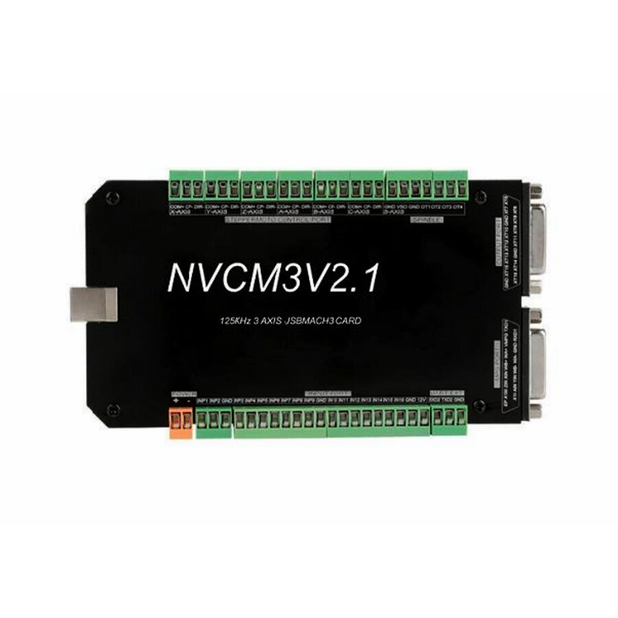 NVCM3V2.1 3 Eksenli CNC Hareket Kontrol Kartı 125KHz