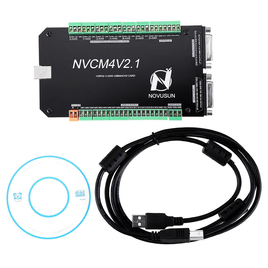 NVCM4V2.1 4 Eksenli CNC Hareket Kontrol Kartı 125KHz