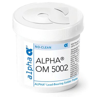 Alpha Assembly - Kurşunlu Krem Lehim OM5002 63/37 500g