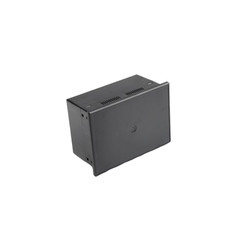 OP-310 Düz Panel Kutu Siyah 180 x 130 x 89mm - Thumbnail