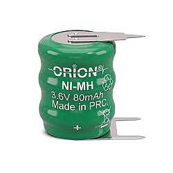 Orion 3.6V 80mAh Ni-MH 3 Bacaklı Buton Pil