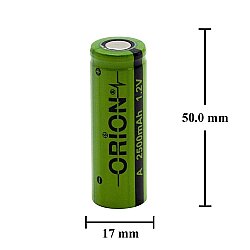 Orion A 1.2V 2500mAh 1C Ni-MH Pil - 2