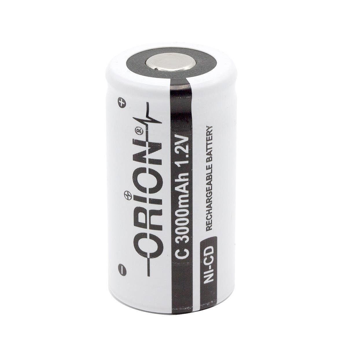 Orion C Orta Boy 1.2V 3000mAh 3C Ni-Cd Pil - 1