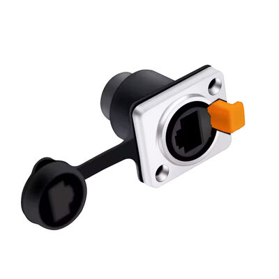 DirencNet - Panel Montaj Su Geçirmez RJ45 Dişi Soket A-1011