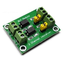 PC817 2 Channel Optocoupler Module For Isolation - Thumbnail