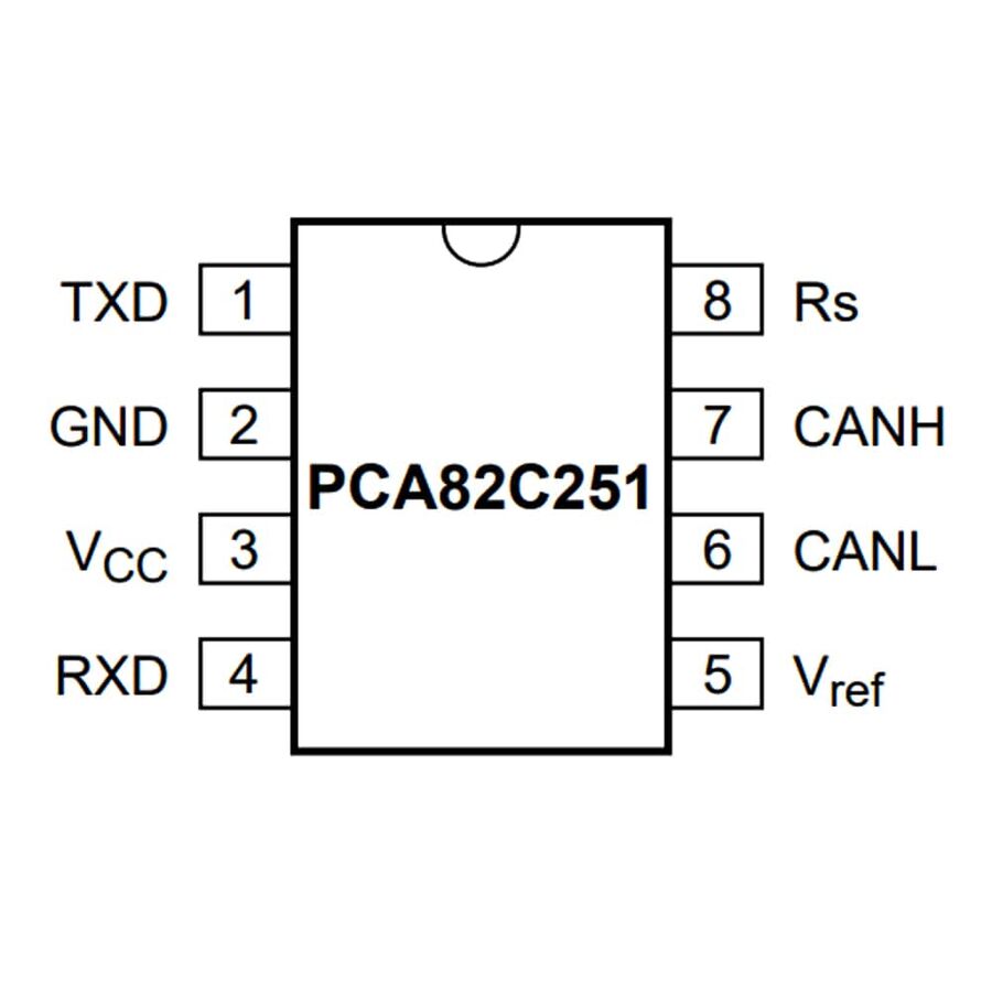 PCA82C251 Mikrodenetleyici Dip8