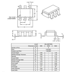 PIC10F206T I / OT SMD SOT-23 8-Bit 4MHz Microcontroller - Thumbnail