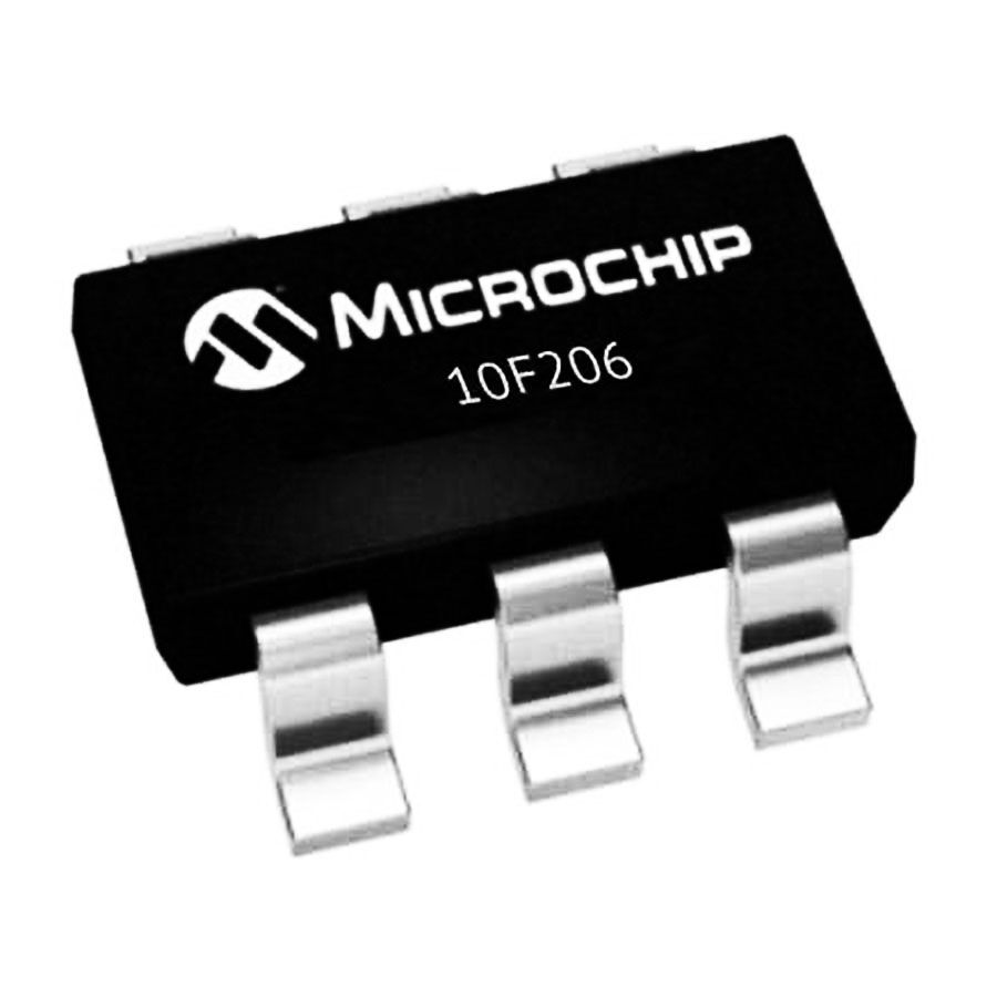 PIC10F206T I/OT SMD SOT-23 8-Bit 4MHz Mikrodenetleyici