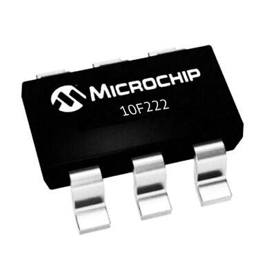 Microchip - PIC10F222T I / OT SMD SOT-23 8-Bit 8MHz Microcontroller